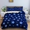 Star Duvet Cover Set Colorful Stars Pattern Print Twin Bedding Set For Kids Teens Double Queen King Size Microfiber Quilt Cover