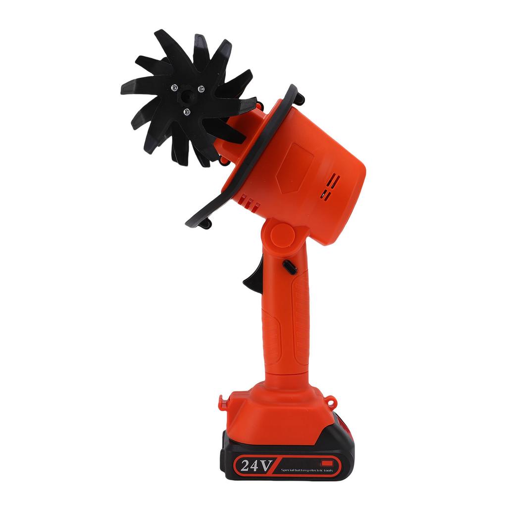 Cordless Tiller Cultivator Battery Powered Garden Cultivator Mini Tiller for Weeding Battery Charger