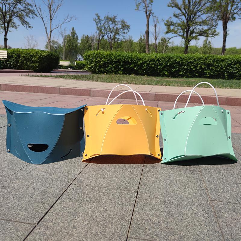Compact Folding Plastic Stool for BBQ, Picnic, Camping, and Painting