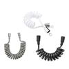 2m Spring Shower Hose Replacement Flexible Telescopic Shower Hose Bathroom Handheld Bidet Sprayer Spring Hose Accessory