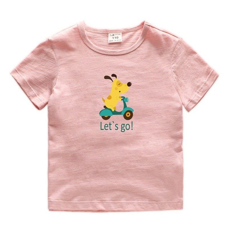 Slub Cotton Crew Neck Light Breathable Solid Color Ins Short Sleeve