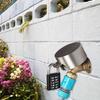 Outdoor Faucet Lock Gate Valves Lock with Padlock Outside Faucet Child Lock for Faucet/Water Spigot/Tanks Valves Handles