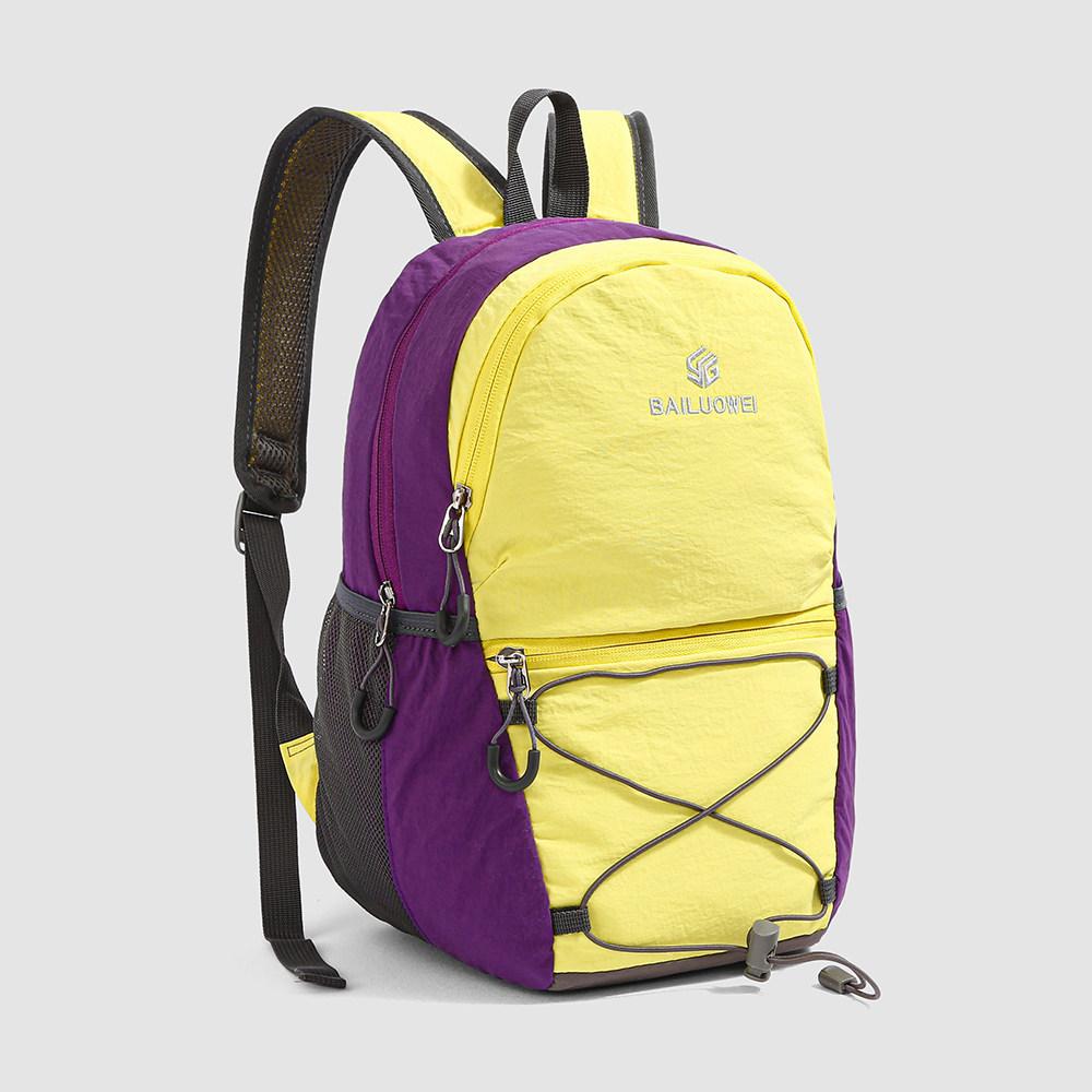 Schoolbag Outdoor Lightweight Small Backpack Men's and Women's Contrasting Colors Mountaineering Bag Sports Leisure Travel Bag Daily Commuter Small