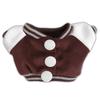 Blusão Stadium Street - Roupas para Boneca de Pelúcia de 10cm - Vinho - Acessório Kigurumi - Para Atividades de Fandom, Atividades Otaku, Bonecas, Mascotes, Kpop