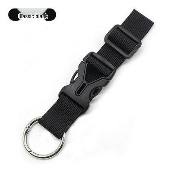 Portable Travel Backpack & Clothes Hanging Clip with Rope Hook