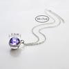 Luminous Four-Leaf Clover Glass Pendant Necklace - Lucky Student Accessory