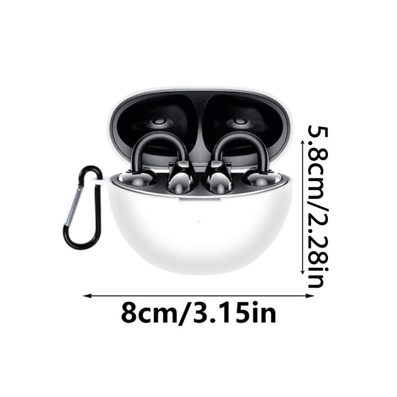 Silicone Protective Cover Durability for LCHSE Earphones Ear Clips Charging Box Long Time Use