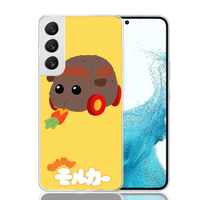 

Cute PUI PUI MOLCAR Phone Case For Samsung Galaxy S26 Ultra S23 S24 S25 Edge S20 FE S21 S22 Plus Soft Print Shell Cover Fundas G Samsung S24 Plus