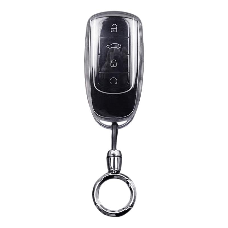Soft Flexible TPU Key Case Featurings Comfortable Grip and Fingerprint Resistance for Chery Car Key Fob