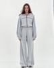 Completo da Donna Casual con Cardigan con Cappuccio e Pantaloni Lunghi a Vita Elasticizzata - Stile Streetwear Europeo & Americano 2025