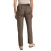 Women's Casual Color Cotton And Linen Wide Leg Pants With Elastic Waist Long Pants