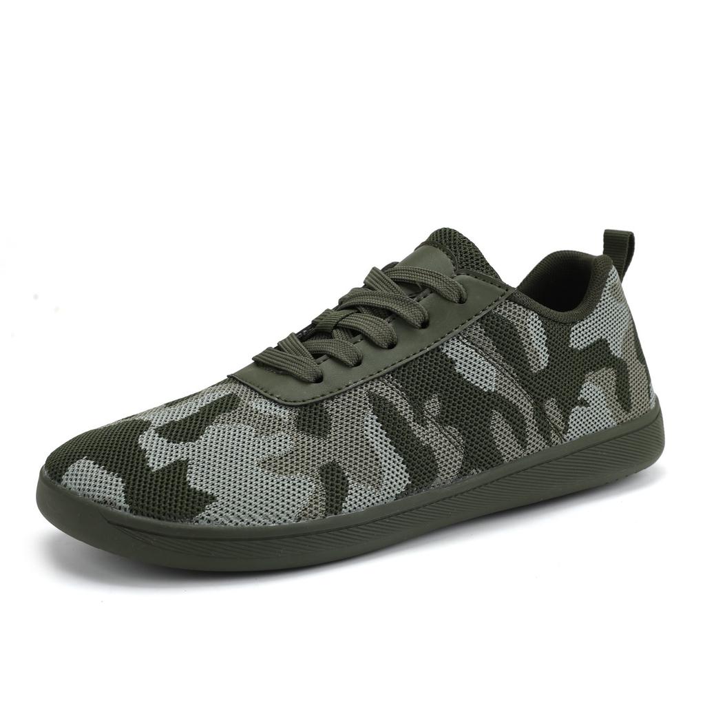Casual shoes Fitness shoes Soft sole Non-slip comfortable breathable Men's and women's wide palm wide head shoes Barefoot casual shoes