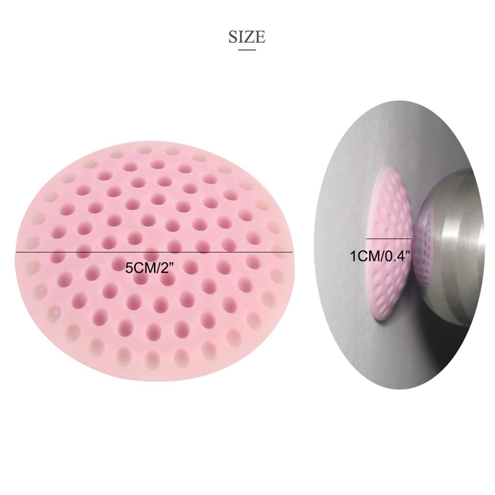 Door Lock Protective Pad Anti-Collision Self-adhesive Sticker Softness Handle Mute Shockproof Wall Stick Stopper Decoration