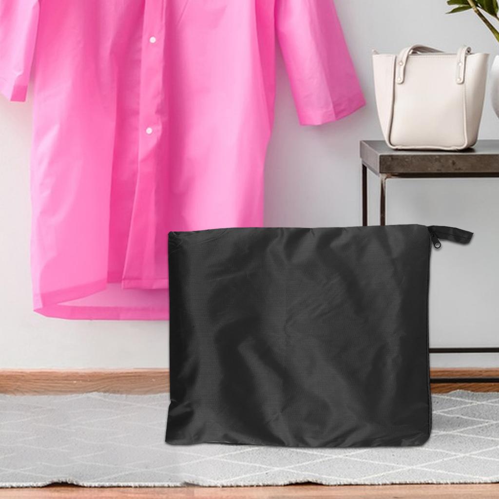 Reusable Lightweight Raincoat Bag Oxford Cloth Waterproof Raincoat Organizer Bag for Gym Swimsuit Wet Suits Travel and Daily Use