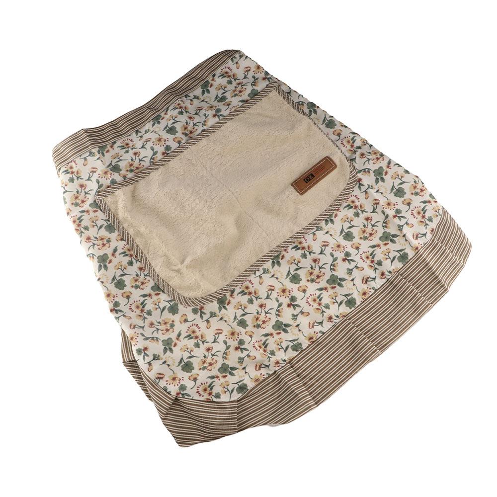 Korean Style Half Apron Polyester Cooking Apron Home Use Floral Waist Apron  Kitchen