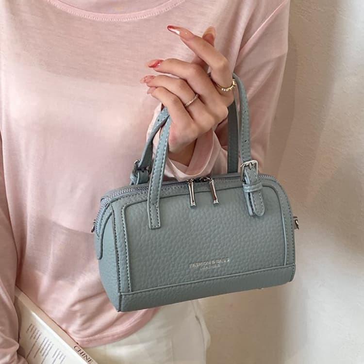 Lychee Pattern Mini Boston Bag Women's Shoulder Bag