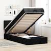 VidaXL Ottoman Bed Frame with Mattress Black 90x190 Cm Fabric 3312438