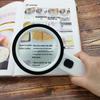 30x HD Handheld Magnifier with LED for Reading, Repair, and Authentication - Perfect for Kids and Seniors.