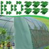 Garden Clips 100 Pieces Greenhouse Film Clamps Reusable Clamp For Planting Frame Covering Netting Garden Hoop Winter Tunnel