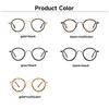 Retro Anti Blue Light Blocking Glasses Men And Women Transparent Eyepieces Computer Glasses Eyeglasses Replaceable Optical Lens