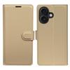 For iPhone 16 Stand Case Biobased Eco-Friendly RPET RPVB Slim Phone Cover with Wallet