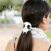 Pincelă Durabilă Craniu Stick de Păr, Clips Gothic Imprimat 3D cu Os Elegant Accesoriu Halloween pentru Coc, Coafură Updo Trendy Pentru