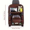 Multifunctional Car Trunk Hanging Bag Seat Back Organizer With Dining Table Tray Interior Accessories For Garbage And Storage