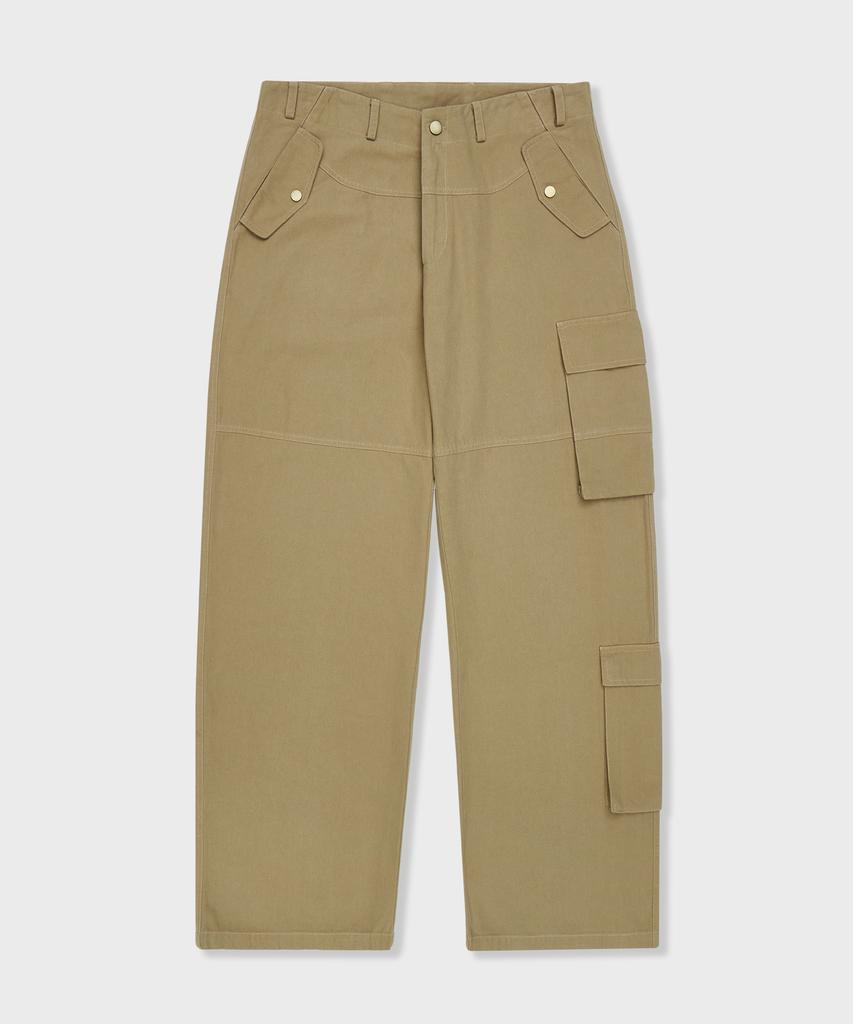 GLW Double Pocket Cargo Pants Beige