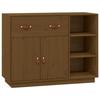 820140 vidaXL Buffet Marron miel 98,5x40x75 cm Bois massif de pin