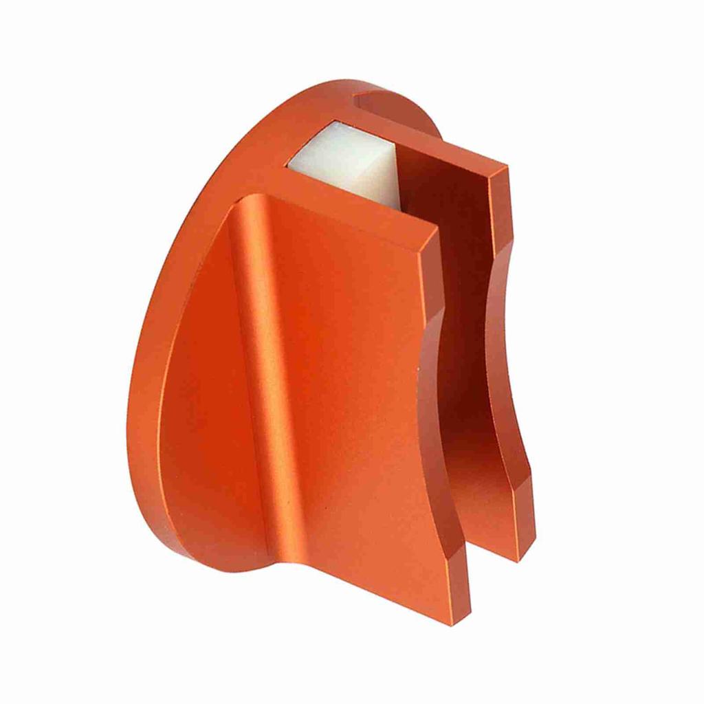 Hliníková drážkovaná magnetická podložka pod zvedák Adaptér pro zvedací lištu (oranžový)