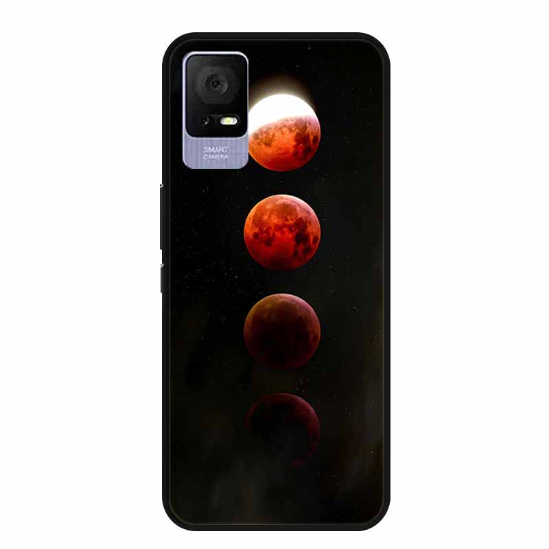 For TCL Ion V Case IonX Painted Cat Soft TPU Black Silicone Phone Cases for TCL Ion X Cover Fundas IonV Coques for TCLIonX Bags