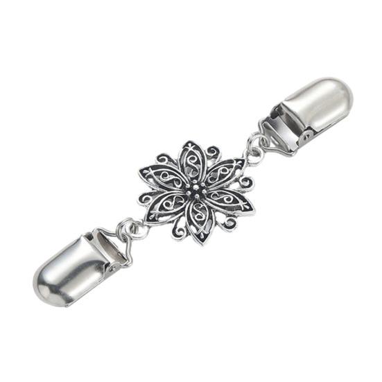 Pullover-Clip Leicht Rostbeständig Gürtel-Korsett Legierung Hemden Fixier-Clip Jacken Strickjacken Schals Zubehör