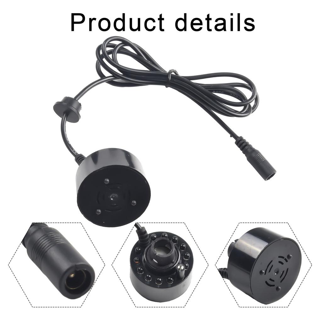 Brand New Diffuser Humidifier Fogger LED Machine Pond Decor Sprayer Water Fountain 24V Air Humidifier Cold Fog