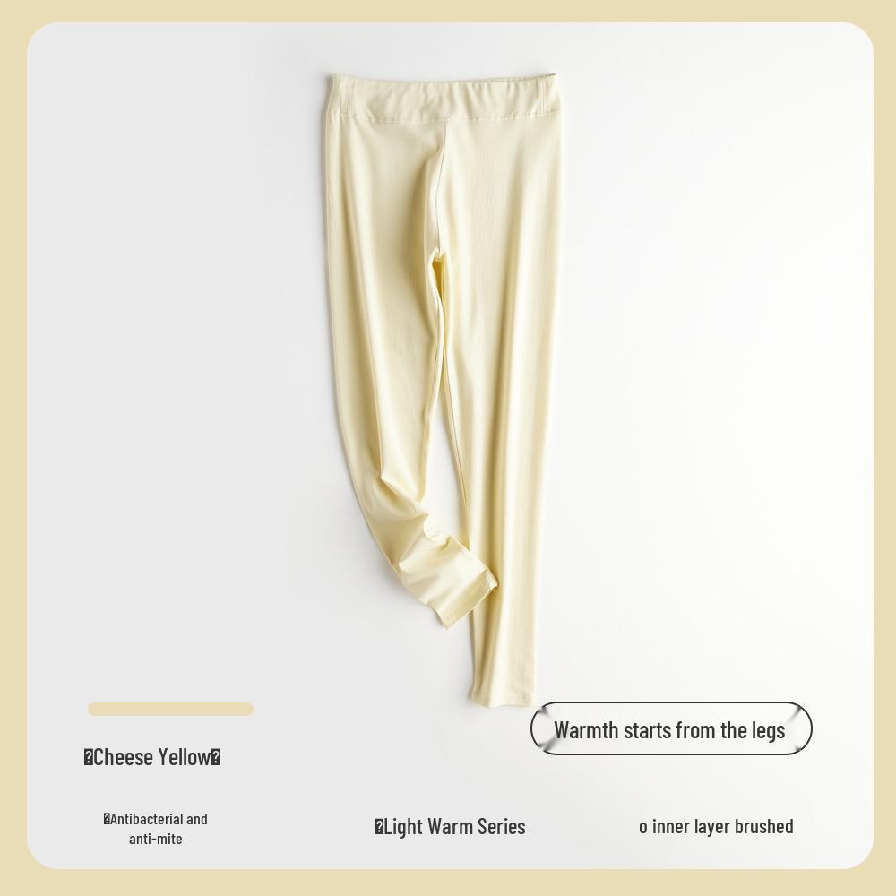 Women's High Waist Cotton Long Johns - Thin, Warm, Plus Size Leggings for Autumn