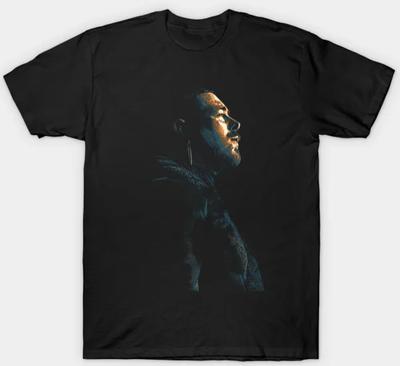 Post Malone  Adult Small-3XL XXXL Black Fan Art Unisex T-Shirt