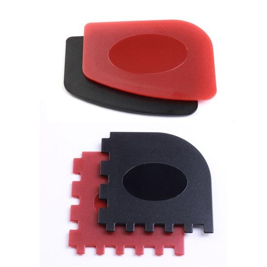 1 Set Grill Pan Scraper Non-slip Fadeless PC Dishwasher Safe Pan Cleaning Scraper for Glass