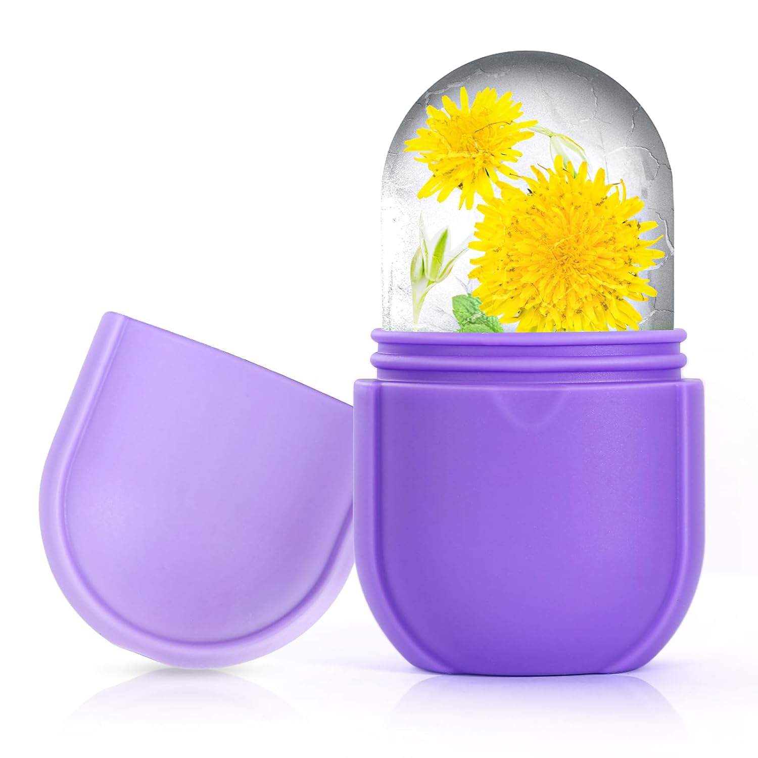 

Ледяной ролик для лица и глаз, Ледяной ролик для лица, Инструменты для ухода за кожей, Подарки для женщин, Силиконовая форма для льда для красоты фиолетовый