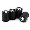 Car Wheel Tire Valve Caps Tyre Stem Covers for Peugeot 306 307 308 2008 3008 4008 508 406 407 408 206 207 208 208XS Decoration