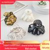 6cm Octopus Hair Claw Clip - Princess Styling Accessory for Buns & Bath