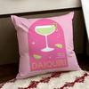 DDaiquiri Cocktail Cushion Cover Reversible Soft Durable Pillow Cover Home  Car MultiScene Use for Daily Comfort