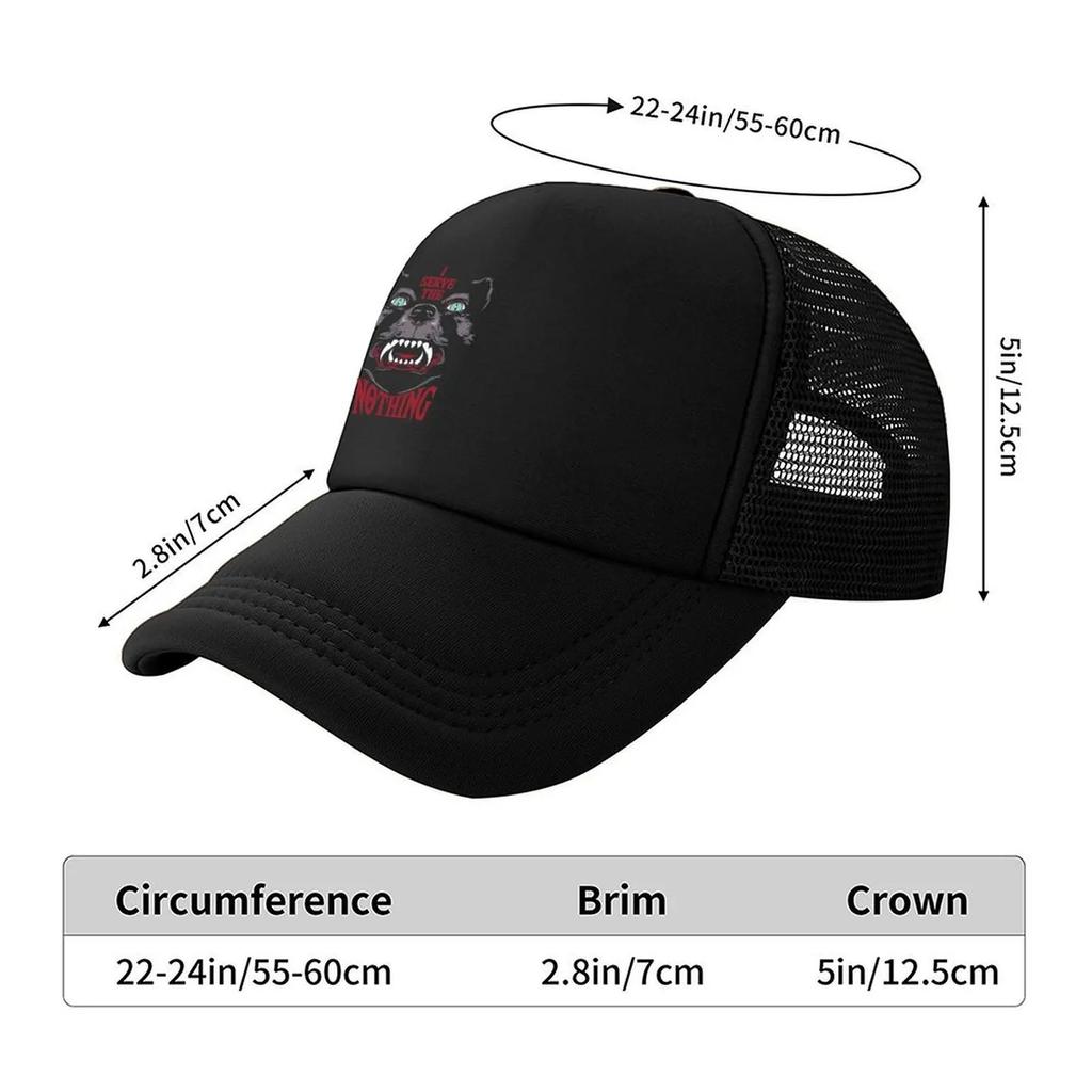 I serve the Nothing Baseball Cap Luxury Brand New In Hat luxury woman cap Golf Hat Men's Caps Women's