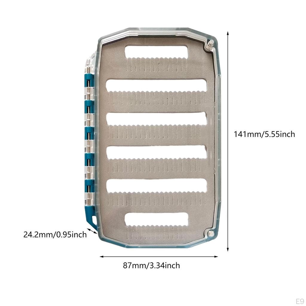 Fly Box Bait Storage Case Container Fishing Tackle for