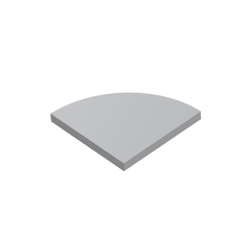 

MOC 10PCS 25269W 4X4 Tile Round Quarter Construction Bricks Kit House Castle Board Particle Plate Idea Playthings Kids Birthday Gifts