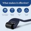 Man Matters Advanced Derma Roller 0,5 mm Titan-Nadeln zur Stimulierung des Bart- und Haarwuchses, Sicher und Einfach zu Bedienen