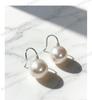 Stylish S925 Sterling Silver Pearl Earrings: Light Luxury Korean Style Ear Hooks and Studs