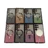 Gradual change glitter Suitable for Samsung S24Ultra mobile phone case electroplating magnetic suction S23 transparent anti-drop all-inclusive case