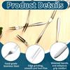 10 Pcs Pickle Forks Stainless Steel Mini Forks for Appetizers, Portable Cocktail Dessert Salad Seafood Fruit Forks for Party Picnics Home Restaurant