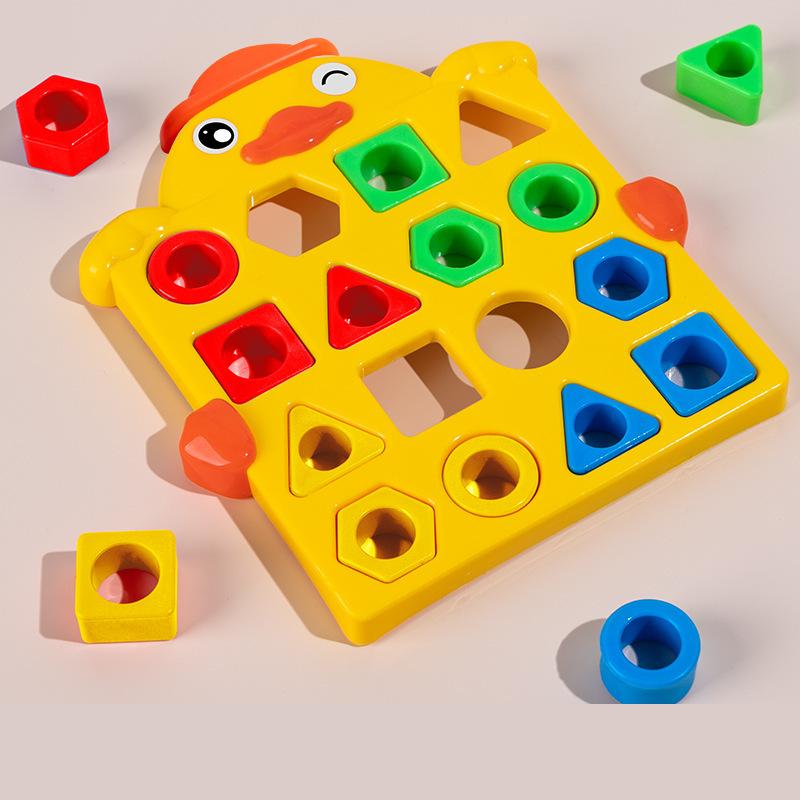Baby Geometrical Color Shape Match Early Education Toys for 3-6 Years Old Toddler Parent-child Interaction Games Montessori Toys