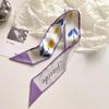 Korean Style Silk Scarf and Hairband Set - Versatile Women's Accessory for Summer