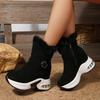 Fashion 2026New Winter Womes Boots Fashion Suede Casual Boot Thickened Plush Warm Snow Boots for Women Wedge Platform Boots Botas Mujer